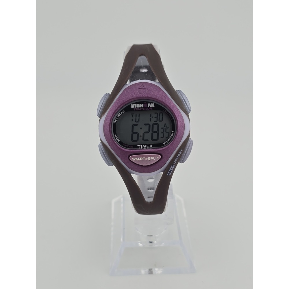 Timex LADIES Ironman Digital Watch 33mm Pink New Battery